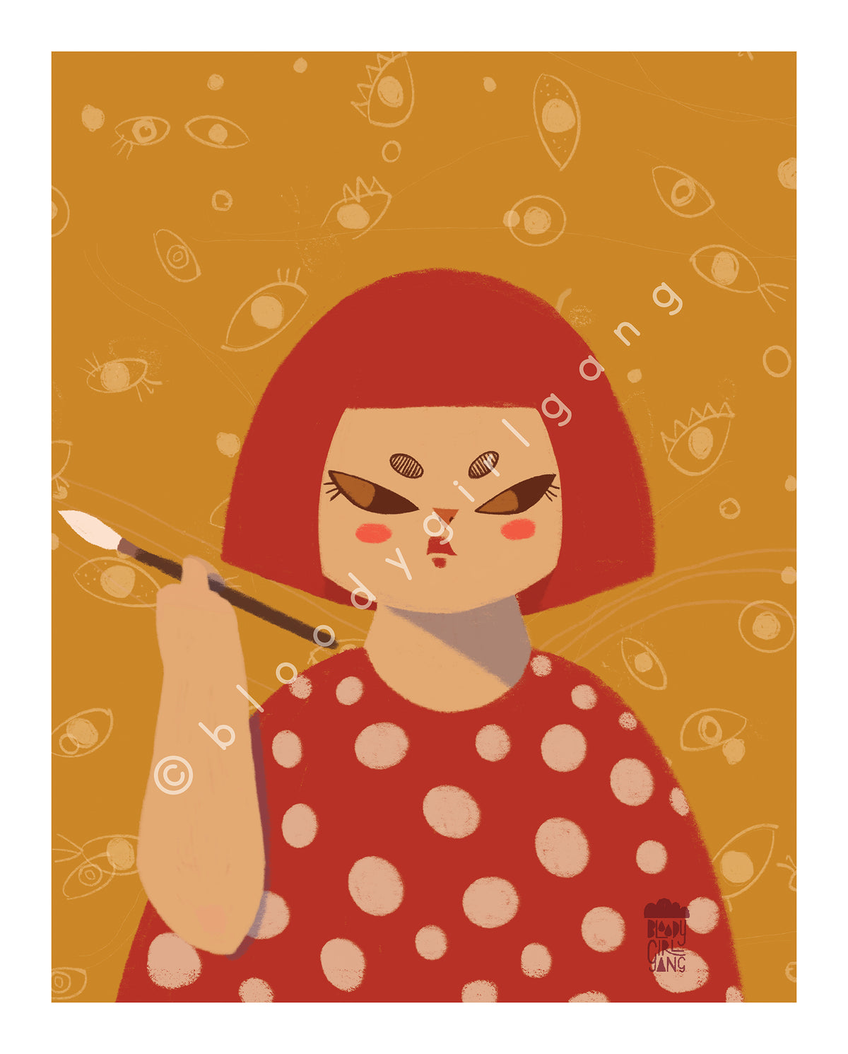 Yayoi Kusama Art Print