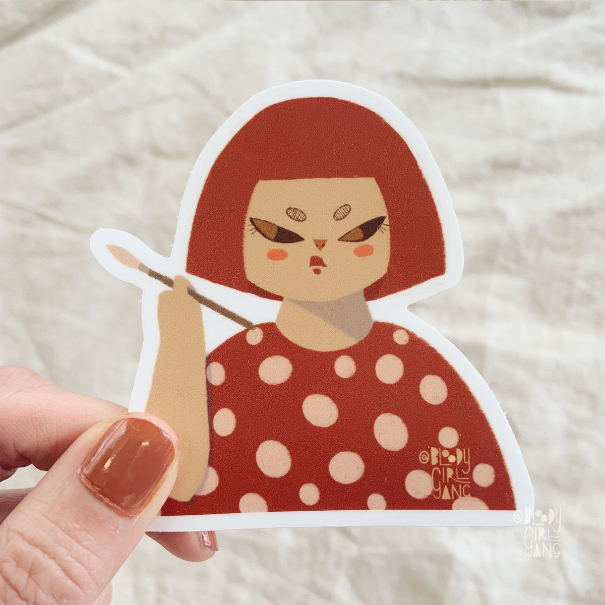 Yayoi Kusama - BGG Womxn Artist Series Sticker