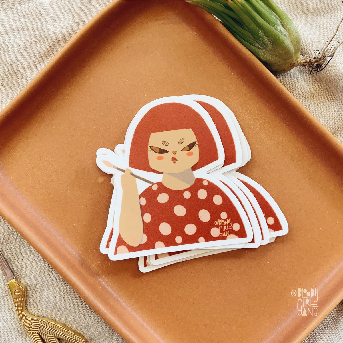 Yayoi Kusama - BGG Womxn Artist Series Sticker